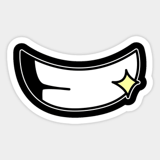 Funny cartoon mouth Sticker